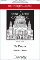 Te Deum SATB choral sheet music cover